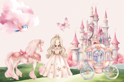 Fairytale Princess Kingdom Cliparts PNG Product Image 12