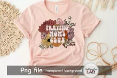 Praying Moms Club Mama Floral Mother Day Sublimation Design Product Image 4
