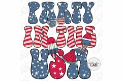 Party in the USA Png Sublimation Design America 4th of July Product Image 1