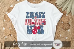 Party in the USA Png Sublimation Design America 4th of July Product Image 3