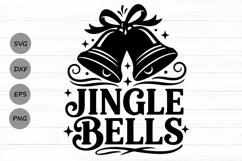 Jingle Bells Svg, Merry Christmas Svg, Christmas Holiday Svg Product Image 1