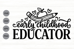 Early Childhood Educator Svg, preschool teacher Svg. Product Image 1