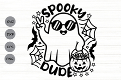 Spooky Dude Svg, Boys Halloween Svg, Kids Halloween Svg. Product Image 1