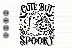 Cute But Spooky Svg, Funny Halloween Svg, Spooky Season Svg. Product Image 1