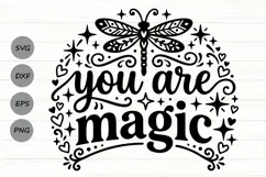 You Are Magic Svg, Mental Health Svg, Self Love Svg. Product Image 1