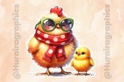 Hen|Printable Animal Sticker Product Image 2