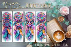 Dream Catcher Printable Bookmarks | Bookmark Sublimation PNG Product Image 1
