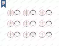 Family Sign Circle Ornament SVG, Christmas Ornament SVG Product Image 3