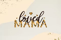 Mother's Day sublimation design png - Loved Mama Product Image 3