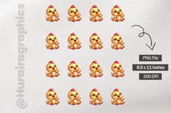 Hen|Printable Animal Sticker Product Image 3