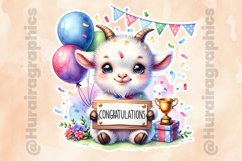 Goat|Printable Animal Sticker Product Image 2