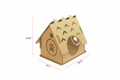 Wooden Puppy House SVG Laser Cutting File Product Image 2