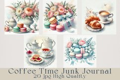 Coffee Time Junk Journal, 20 jpg files Product Image 2