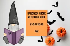 Funny halloween gnome clipart. Sublimation PNG. Product Image 1