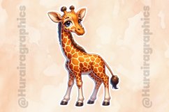 Girraffe|Printable Animal Sticker Product Image 2