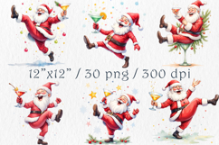 Funny Santa Clipart Bundle. 30 png Product Image 2