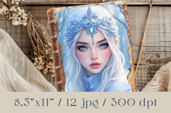 Frozen Forest Junk Journal Pages. 12 JPG Product Image 2