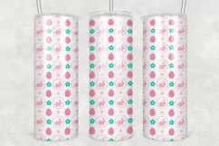 Happy Easter 20 oz Skinny Tumbler Sublimation PNG Product Image 1