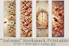 "Autumn Fantasy" Bookmark Printable, 4 png, jpg Product Image 1