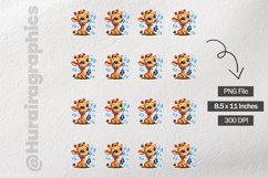 Girraffe|Printable Animal Sticker Product Image 3