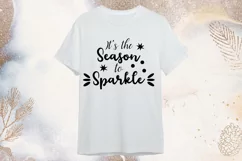 It's the season to sparkle - Christmas quote svg Product Image 2