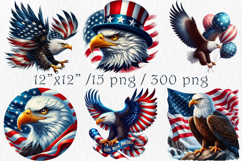 Independence Day USA Clipart, 15 png Product Image 2