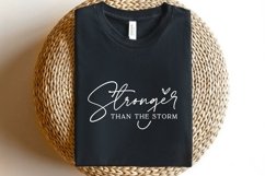 You Are Stronger Than The Storm SVG PNG, Boho Self Care Product Image 8