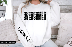 Overcomer - Christian Sleeve T-Shirt Design Product Image 3