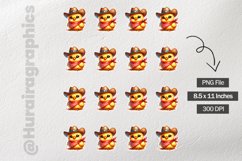 Hen|Printable Animal Sticker Product Image 3