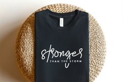 You Are Stronger Than The Storm SVG PNG, Boho Self Care Product Image 5