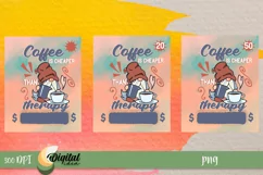 Money Card PNG Designs Coffee. Money Holder Printable Product Image 4