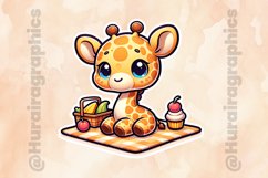 Girraffe|Printable Animal Sticker Product Image 2