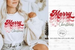 Merry Christmas Retro SVG Product Image 3