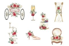 Watercolor Wedding Arrangements Product Image 3