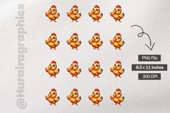 Hen|Printable Animal Sticker Product Image 3