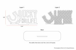 St. Patrick's Lucky for Life, 3D Rattan Motif Lasercut Product Image 2