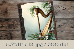 Floral Winter Junk Journal Pages. 12 jpg Product Image 2