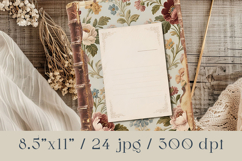 Floral Romance Junk Journal Pages, 24 jpg Product Image 2