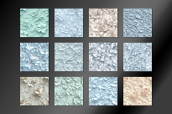 3D Flower Seamless Pattern Backgrounds Product Image 2