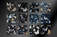 Glass butterflies 12 JPG Seamless pattern Product Image 2