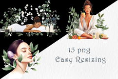 Eucalyptus Spa Salon Clipart, 15 PNG Product Image 3