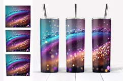 Glitter Tumbler Sublimation. Colorful Tumbler Designs 20oz Product Image 5