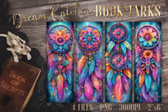 Dream Catcher Printable Bookmarks | Bookmark Sublimation PNG Product Image 1