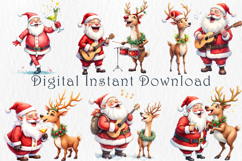 Funny Santa Clipart Bundle. 30 png Product Image 3