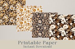 Seamless Pattern &quot;Autumn Brown&quot; - 16 jpg Product Image 3