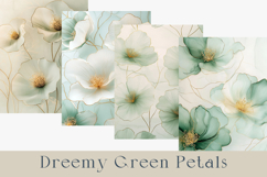 Sage Green Floral Background, 20 jpg Product Image 3