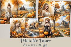 Printable Paper "Junk Journal Autumn"-30 jpg Product Image 3