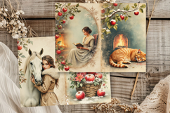 Winter Apples &amp; Memories Junk Journal. 24 jpg Product Image 3