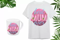 Mother's Day sublimation design png - Best Mom Ever Product Image 2