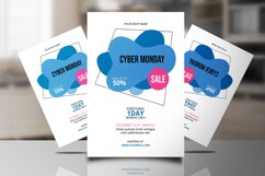 Cyber Monday Flyer. word and Psd Product Image 3